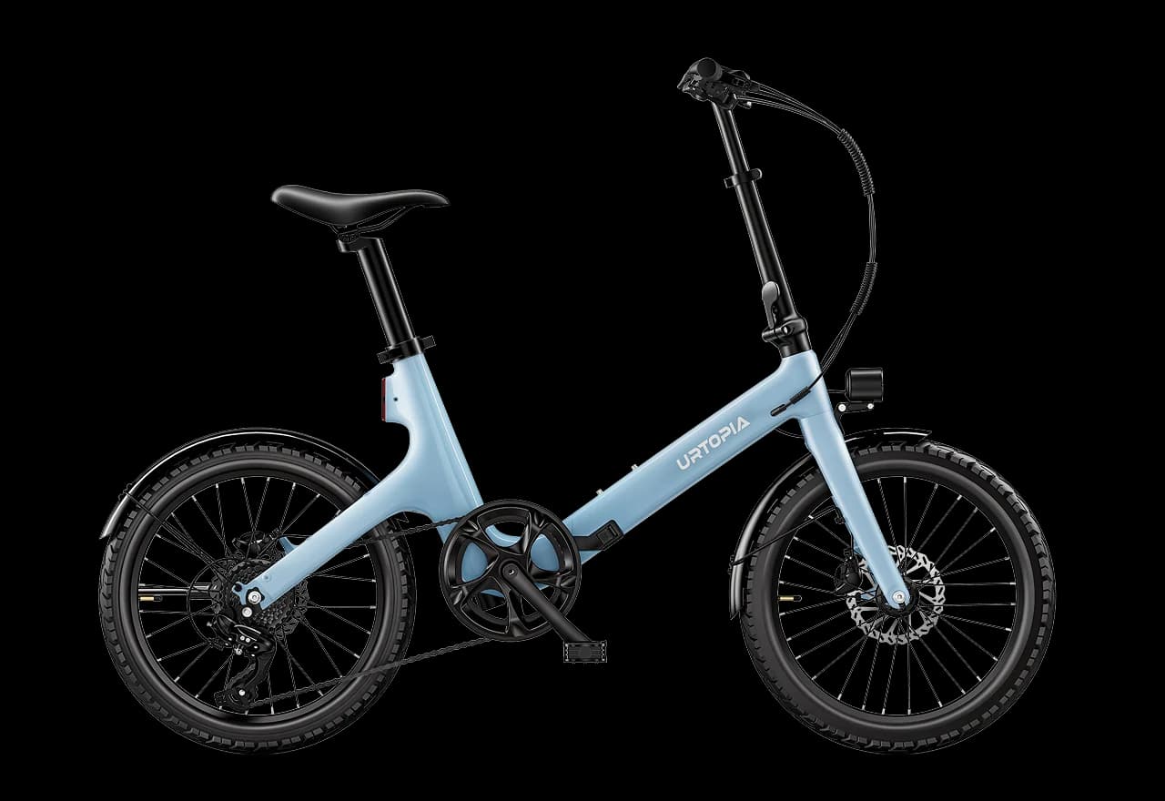 Carbon Fold Step-Thru in Glacier Blue