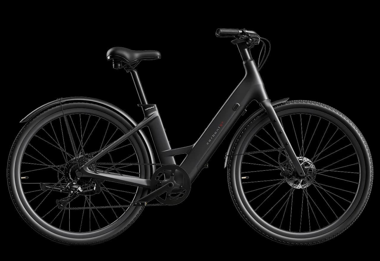 Carbon 1 Step-Thru Smart in Matte Black